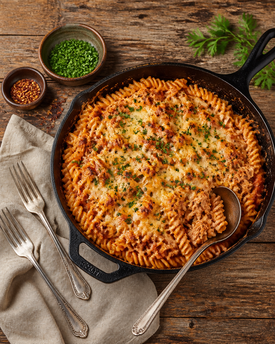 Easy Tuna Pasta Bake — Budget Family Dinner