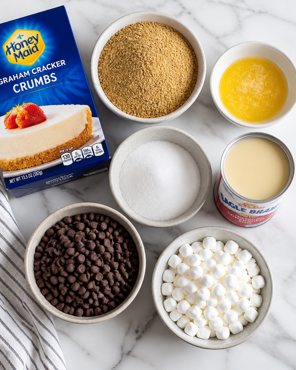 Easy Smores Bars — Gooey Campfire Cookie