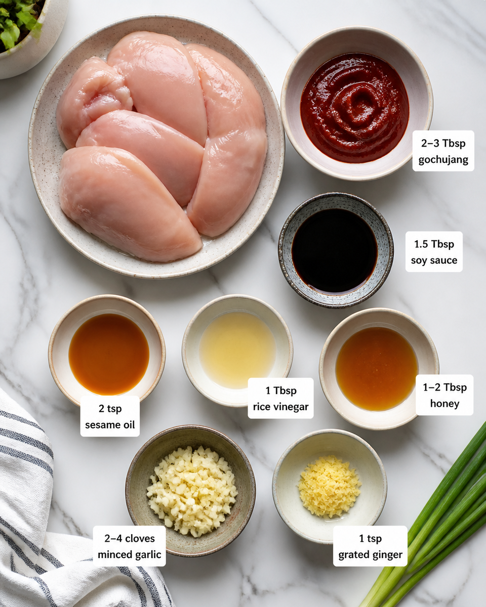 Easy Gochujang Chicken — Korean Sweet Spicy