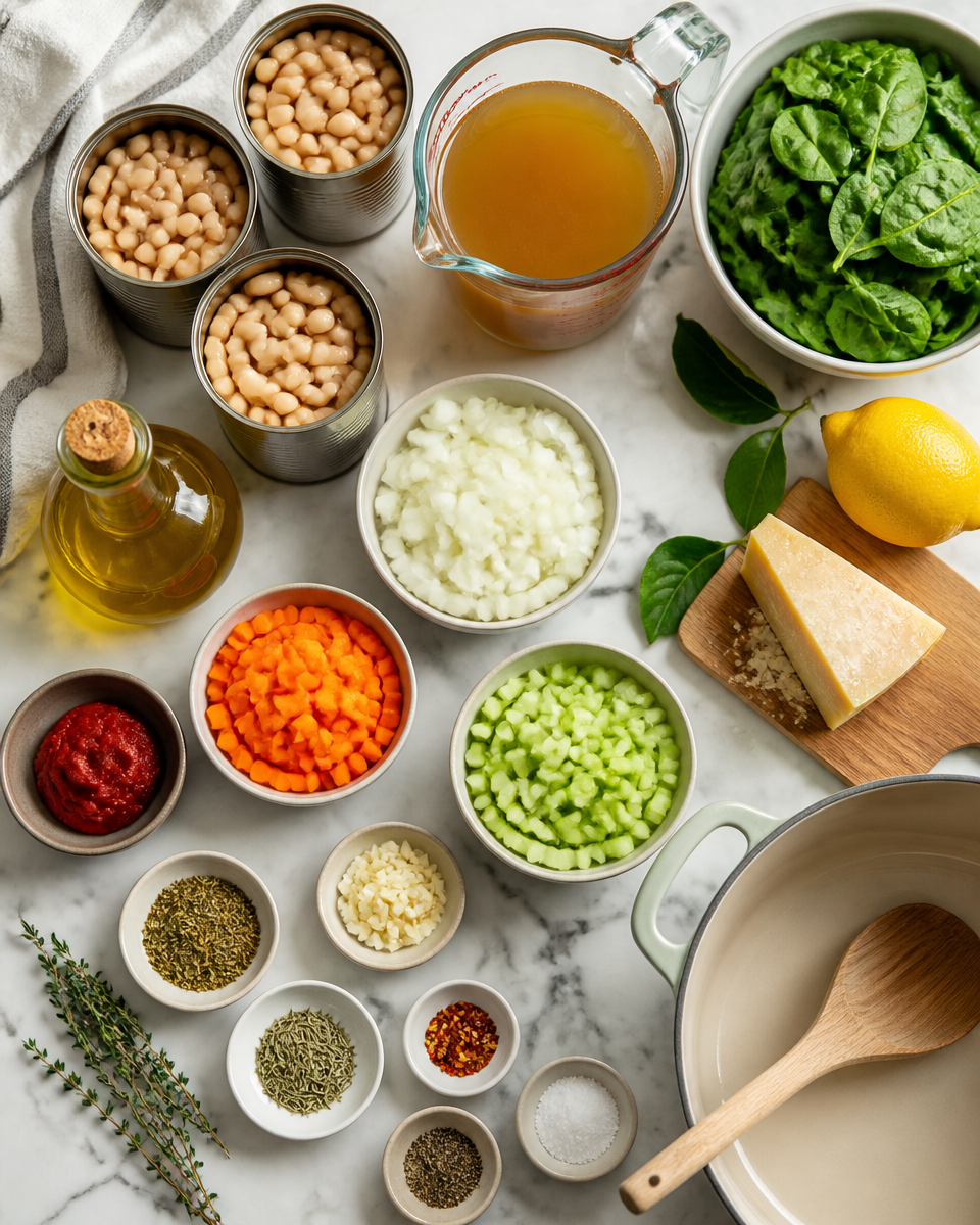 Easy Cannellini Bean Soup — Italian White Bean