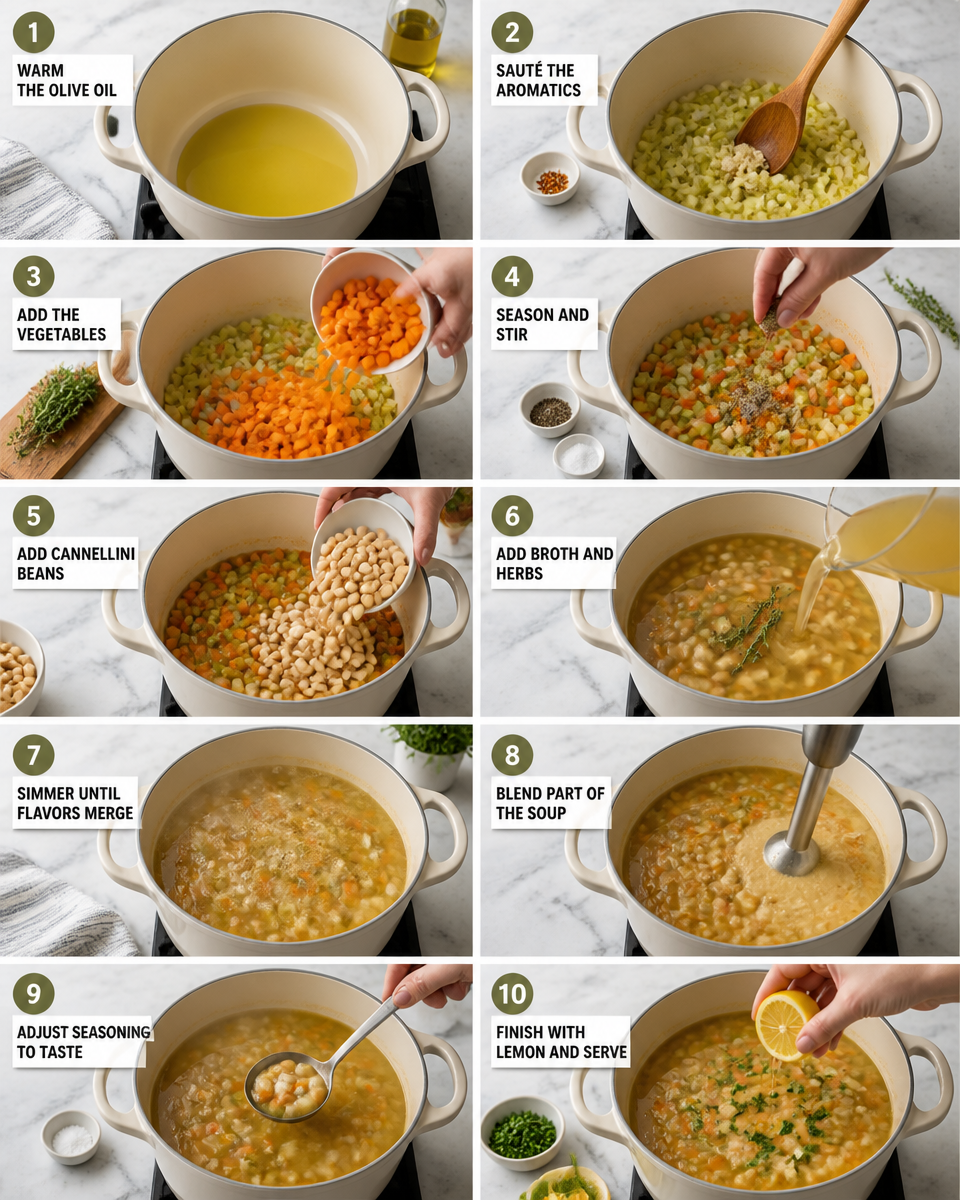 Easy Cannellini Bean Soup — Italian White Bean