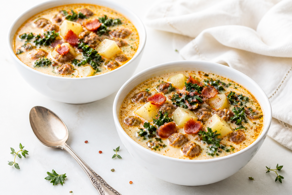 Delicious Whole30 Zuppa Toscana for Cozy Nights In