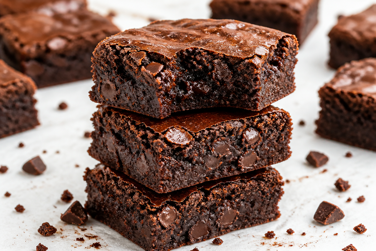 Decadent Coffee Brownies with Silky Mocha Frosting Delight