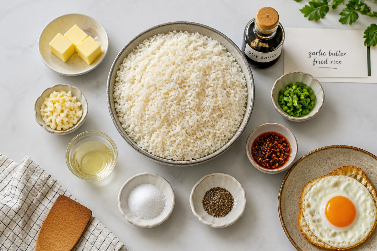 Quick Garlic Butter Fried Rice in 20 Minutes - Easy & Delicious!