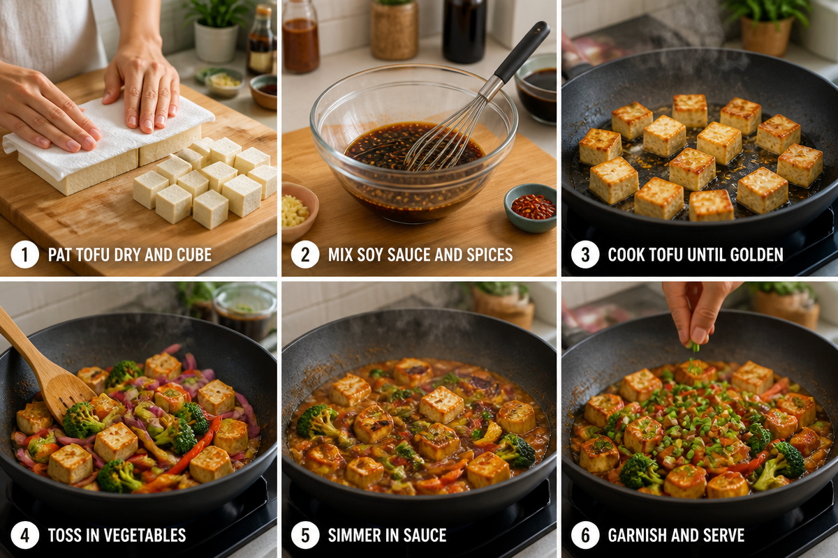 Delicious Black Pepper Tofu Stir Fry in 30 Minutes Flat!