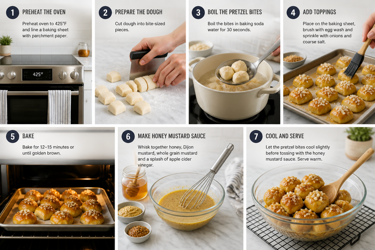 Honey Mustard & Onion Pretzels Bites