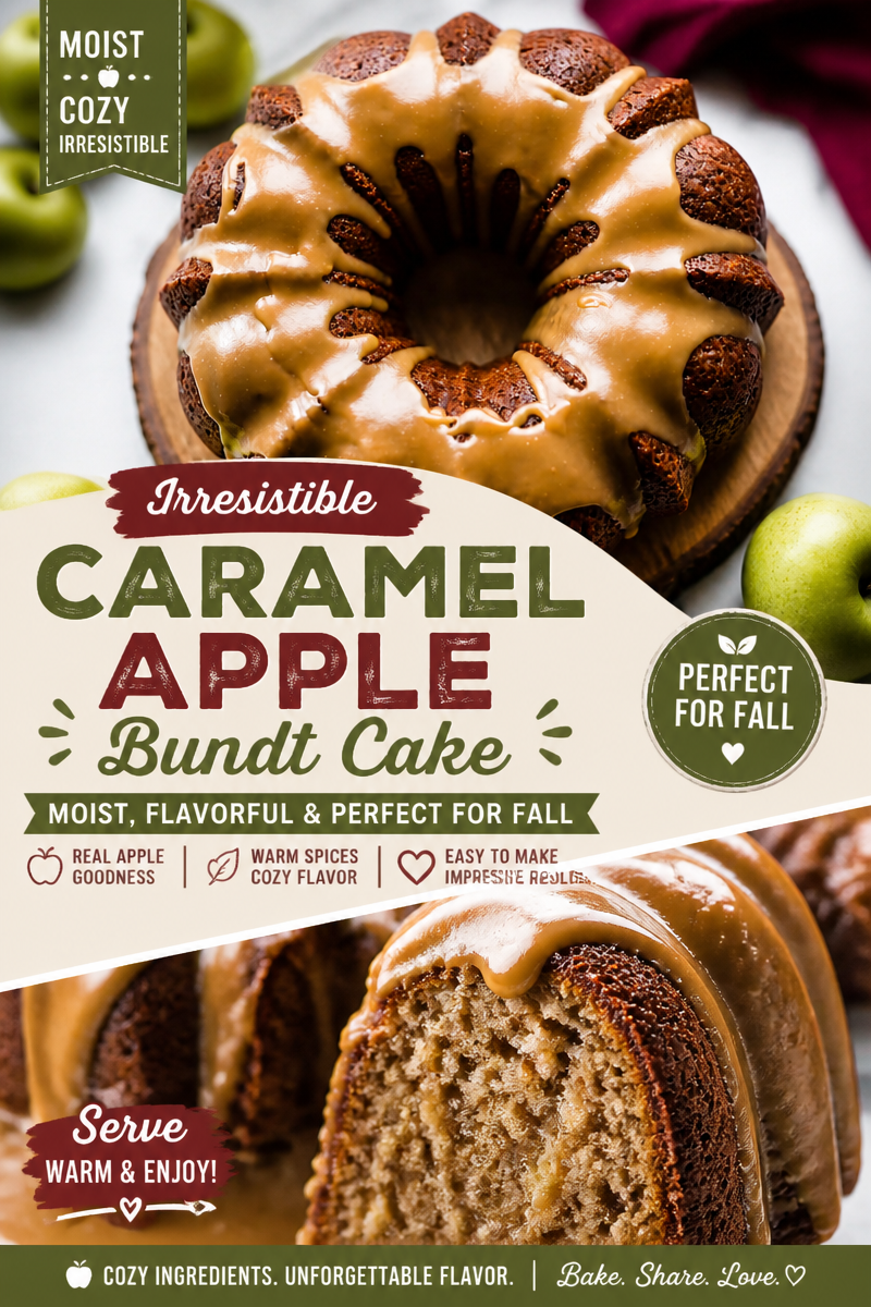 Apple Cinnamon Pound Cake with Glaze