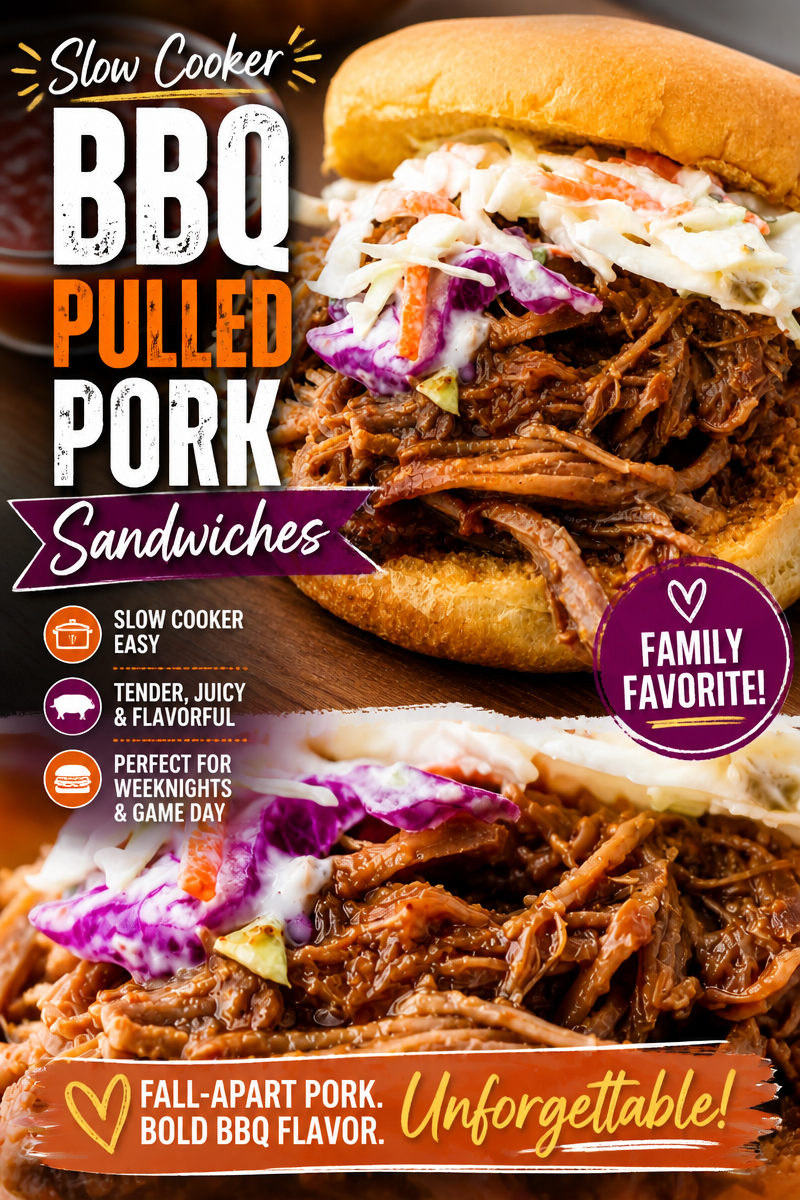 Apple Cider Pulled Pork (Slow Cooker)