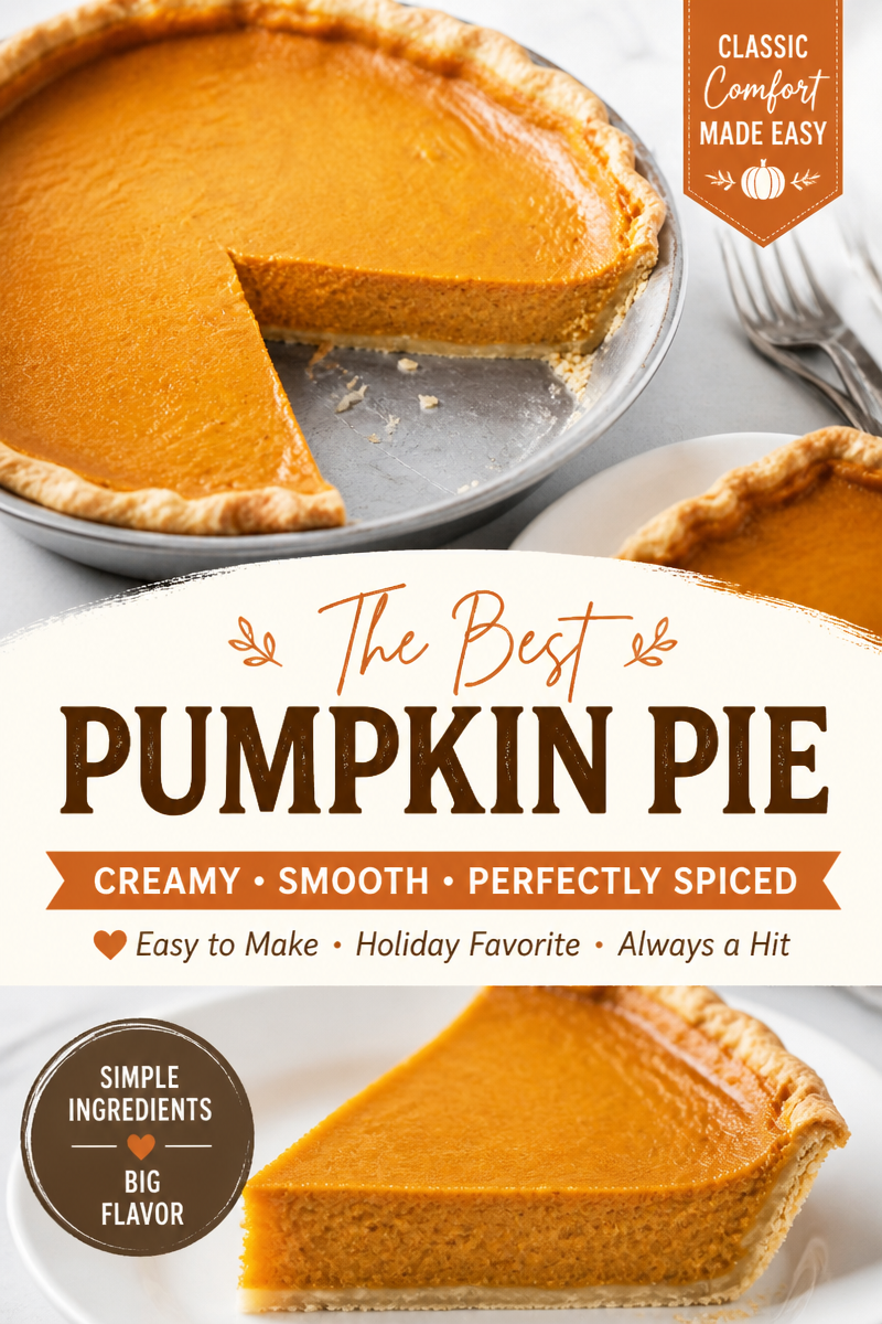 Pumpkin Pie from Scratch (Better Than Canned)