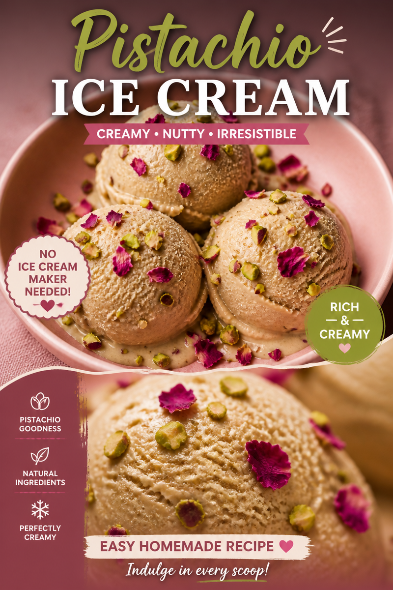 Hojicha Ice Cream (3 Ingredients, No Churn)