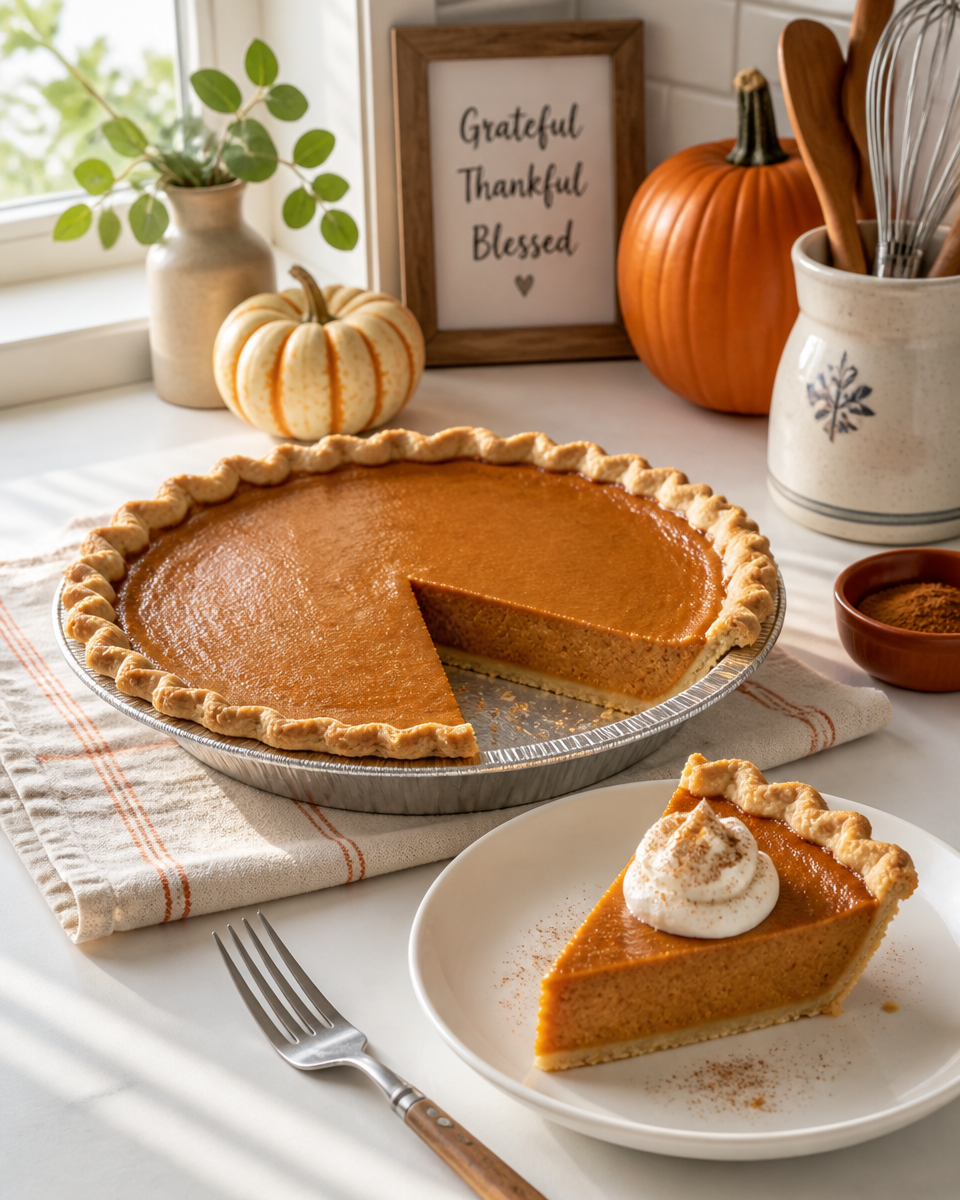 Pumpkin Pie from Scratch (Better Than Canned)