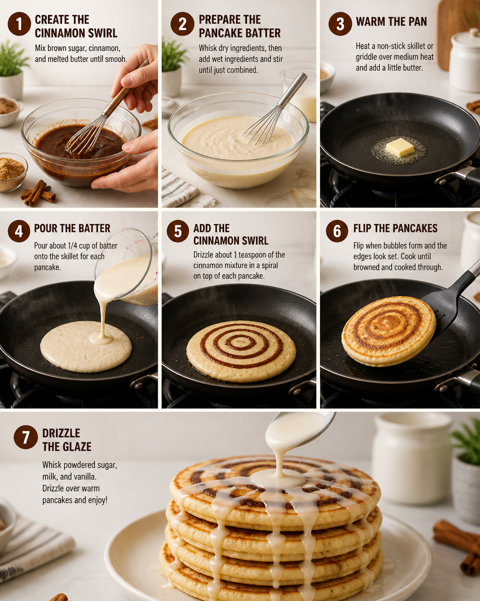 Copycat IHOP Cinnamon Pancakes
