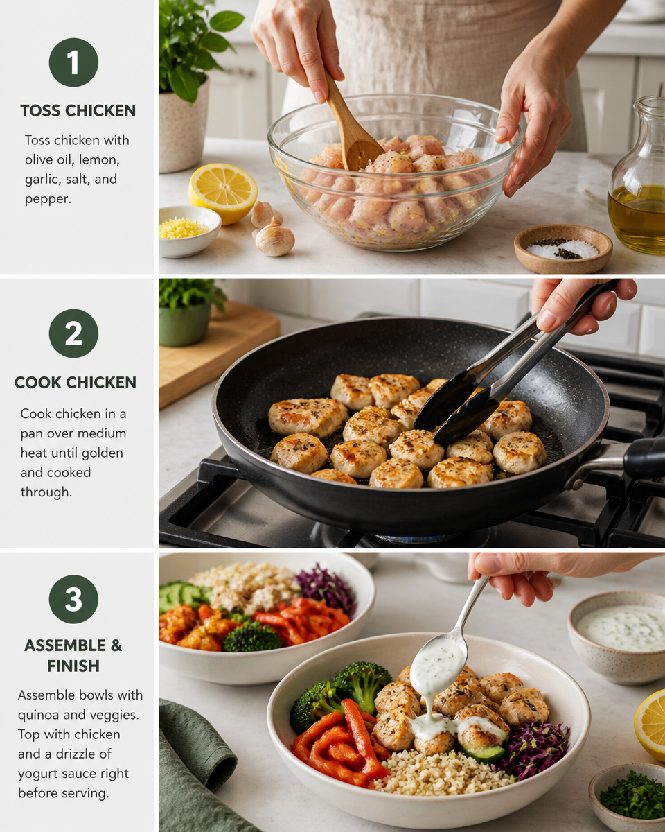 High Protein Meal Prep Bowls for the Week