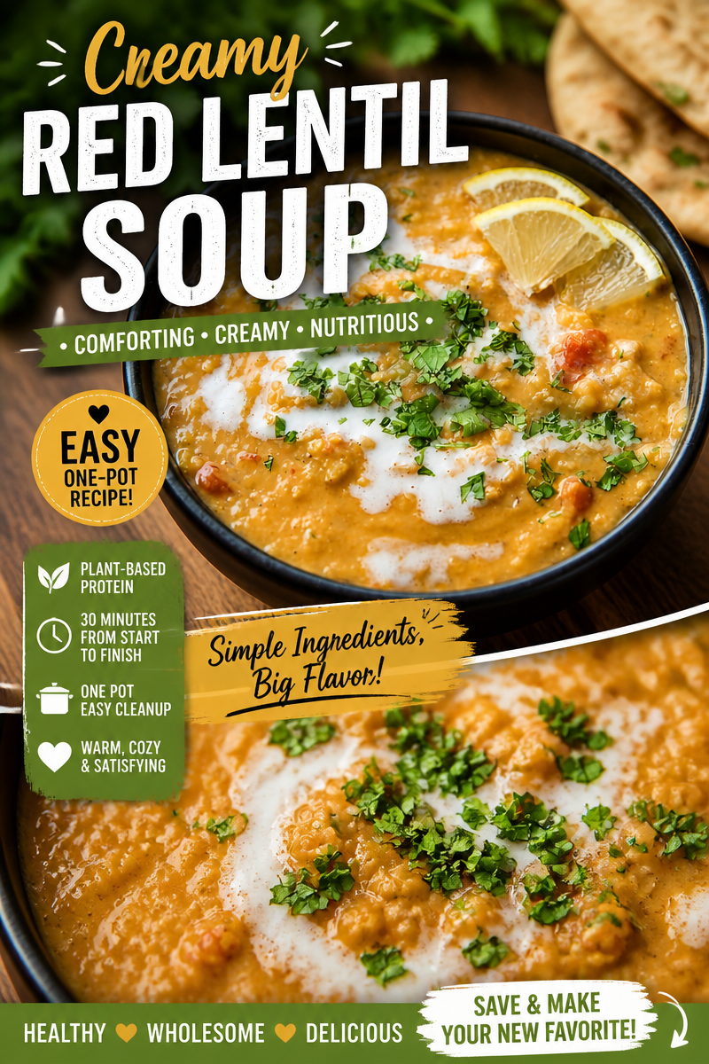 Easy Red Lentil Dal — Indian Spiced Comfort