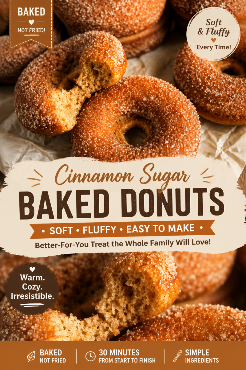 Easy Baked Apple Cider Donuts — Fall Spiced
