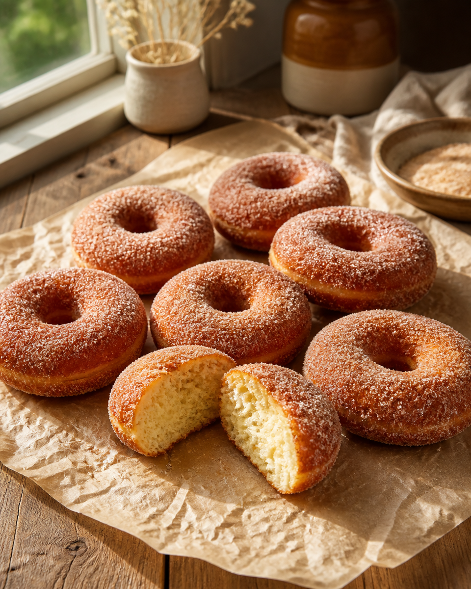 Easy Baked Apple Cider Donuts — Fall Spiced
