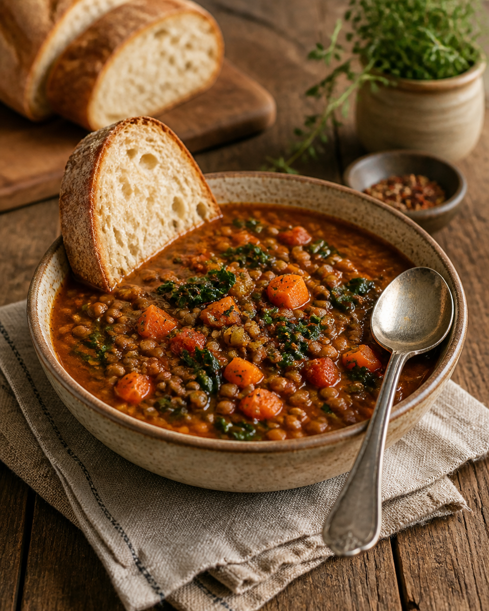 Easy Lentil Soup — Budget Hearty Comfort