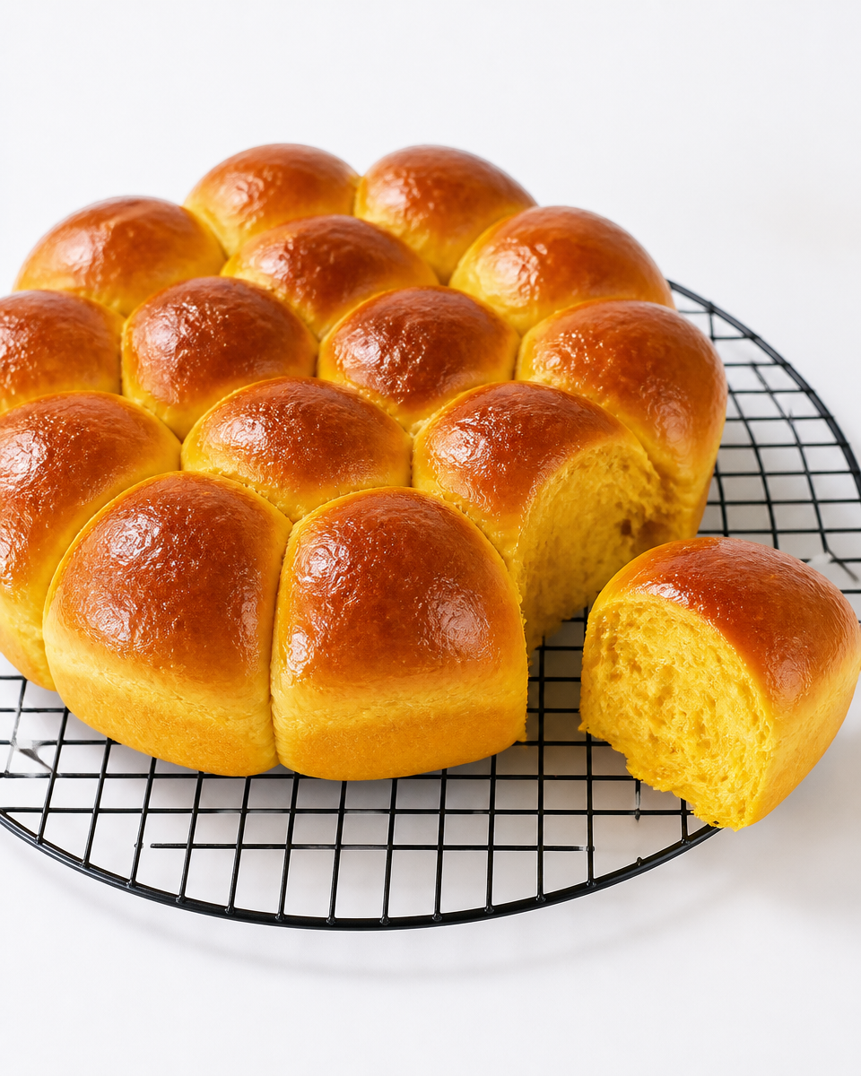 Easy Pumpkin Dinner Rolls — Soft Fall Bread