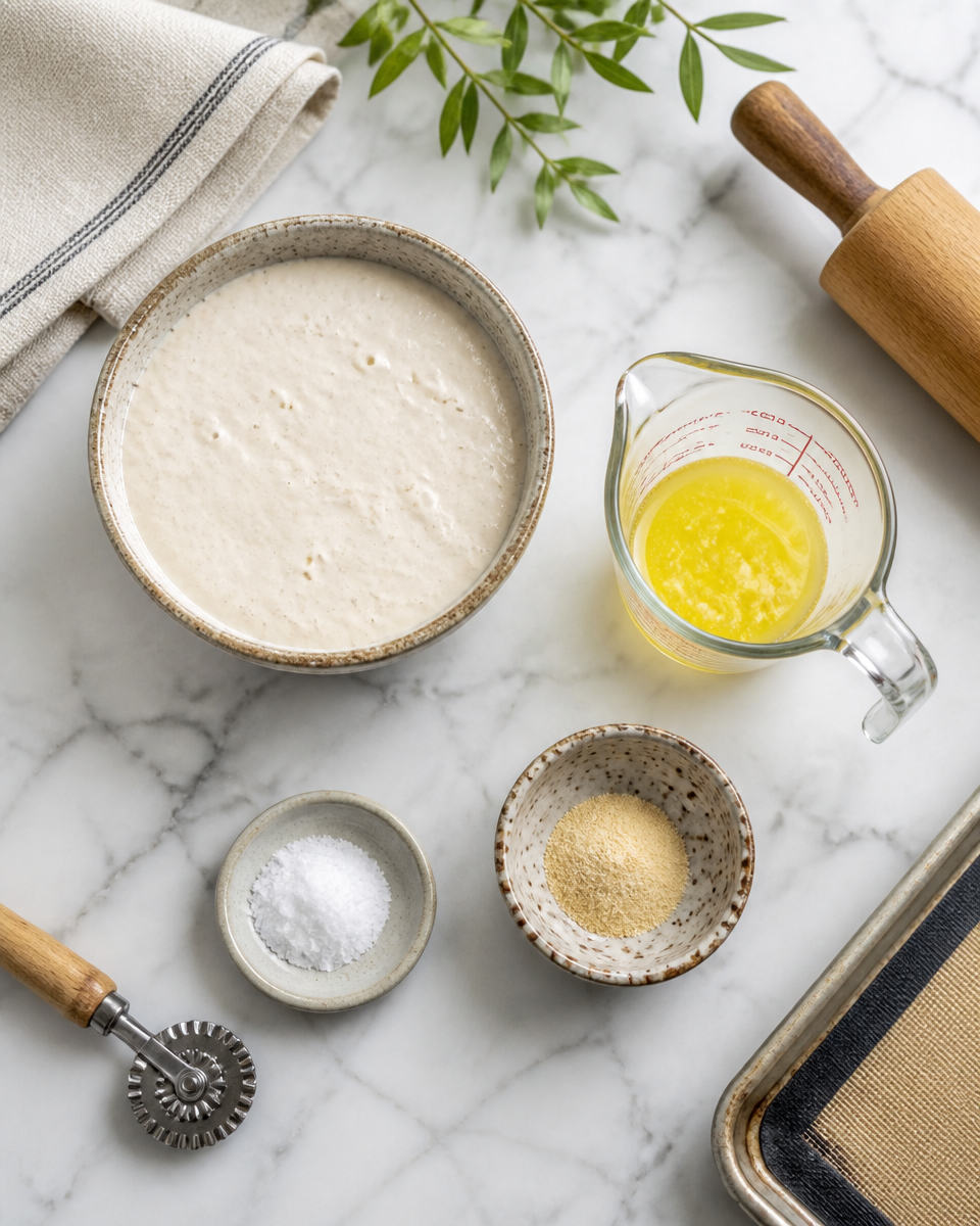 Easy Sourdough Discard Crackers — Crispy Snack