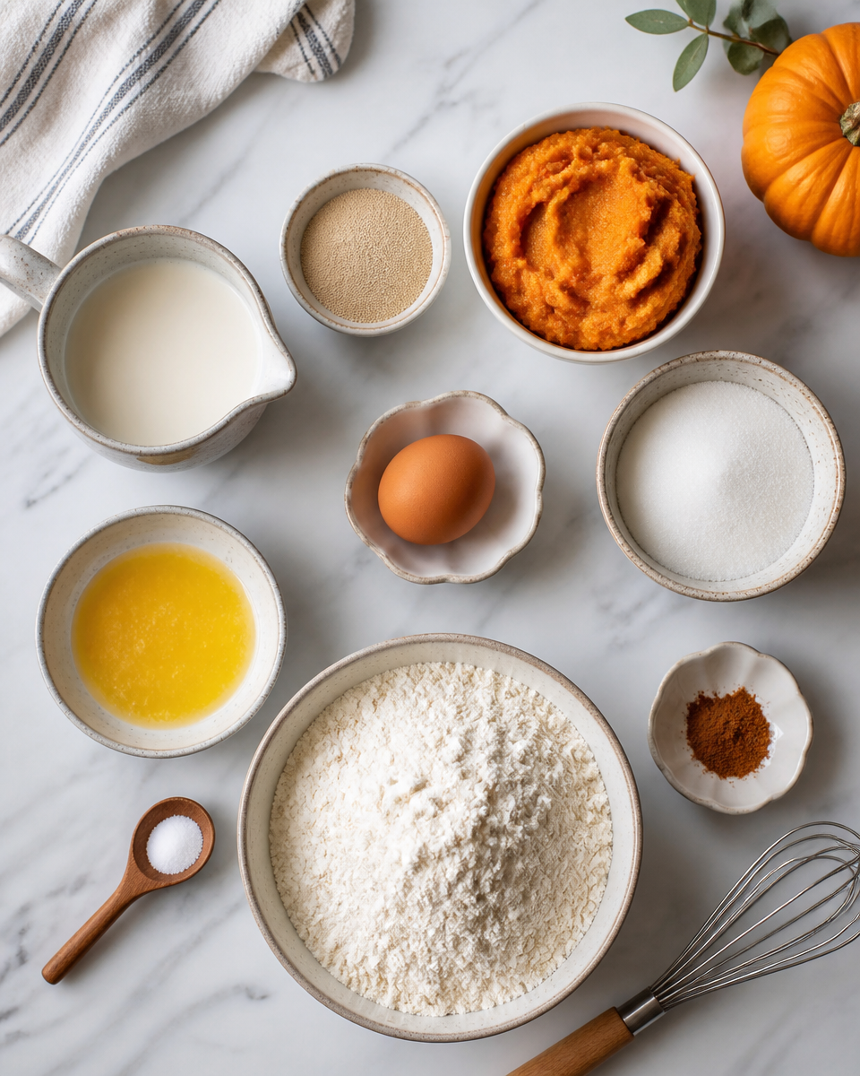 Easy Pumpkin Dinner Rolls — Soft Fall Bread