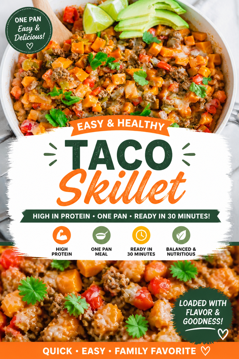 ground beef and sweet potato skillet