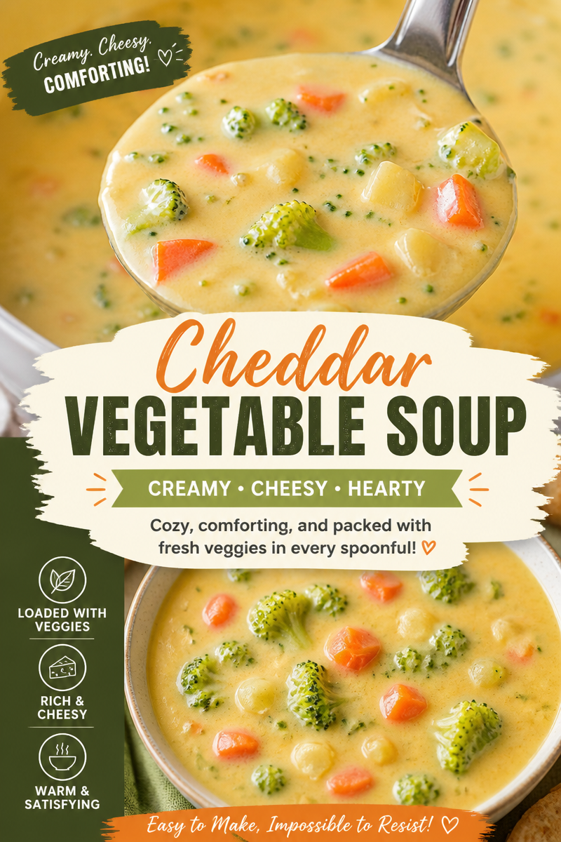 Cheddar Broccoli Potato Soup (Creamy, Cheesy Comfort Food)