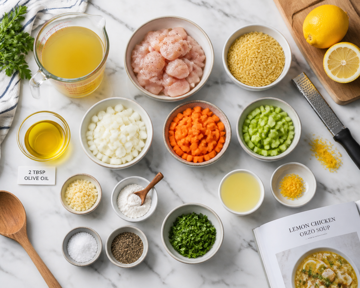 lemon chicken orzo soup