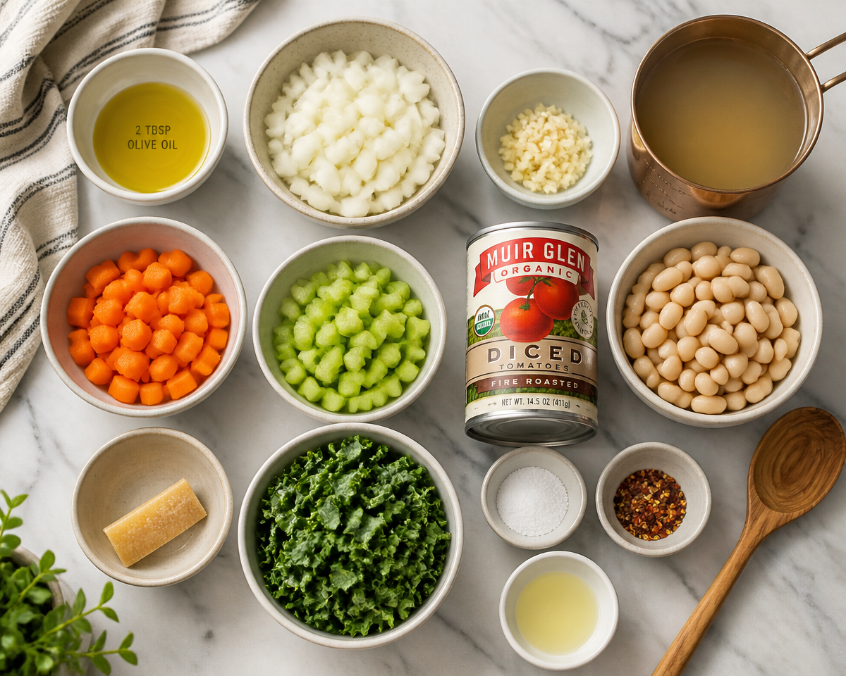 Tuscan Cannellini Bean Soup with Kale (Easy 35-Minute Recipe)