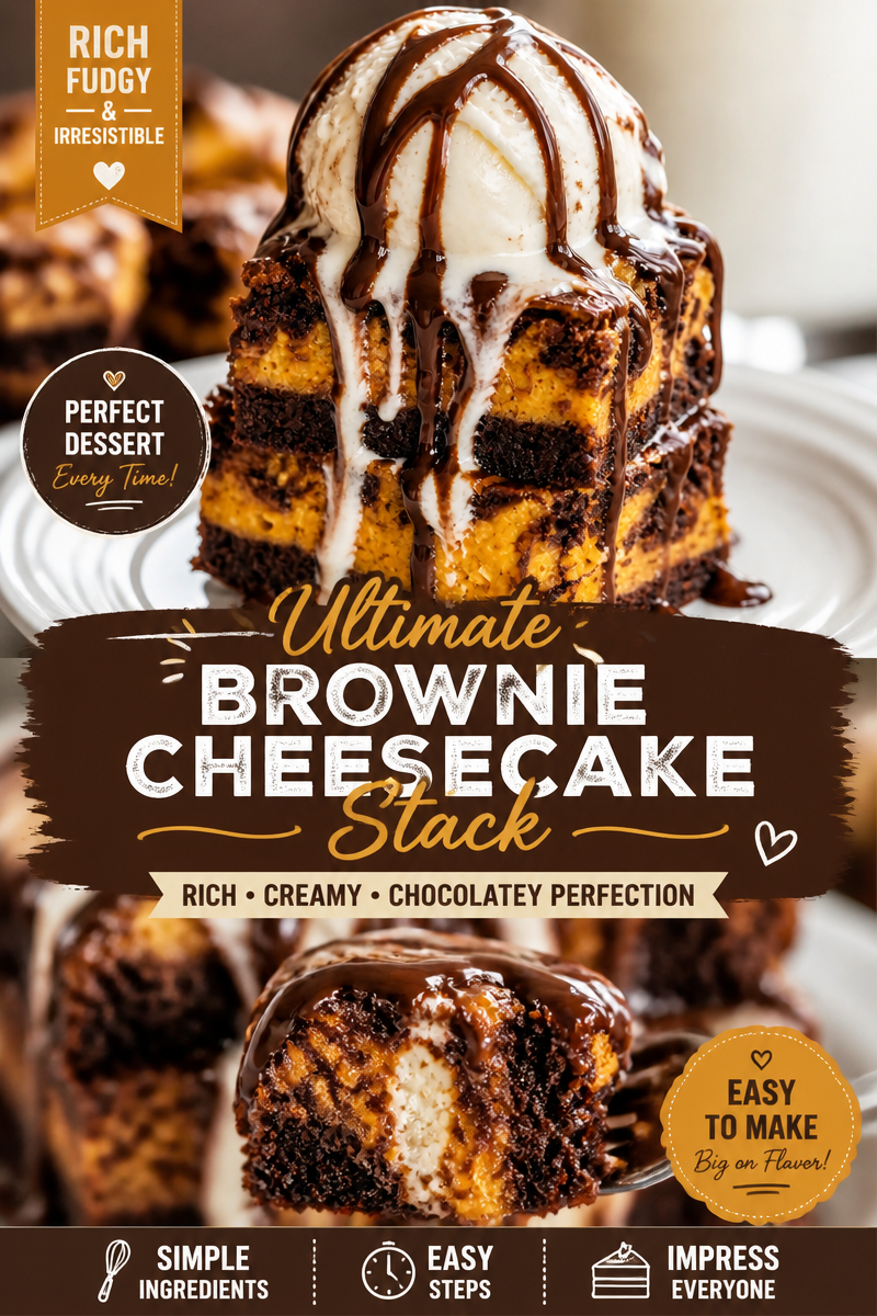 Pumpkin Cream Cheese Swirl Brownies