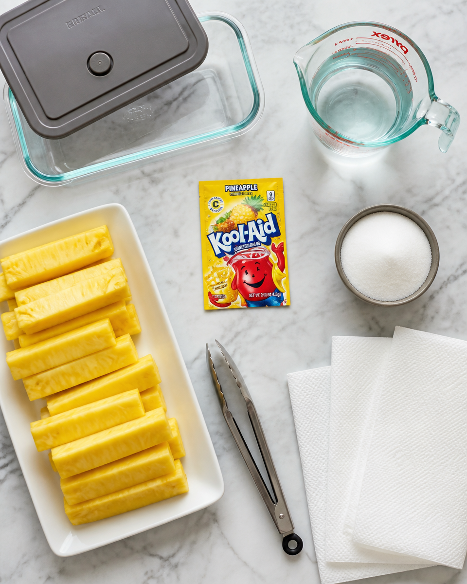 Kool-Aid Pineapple Spears