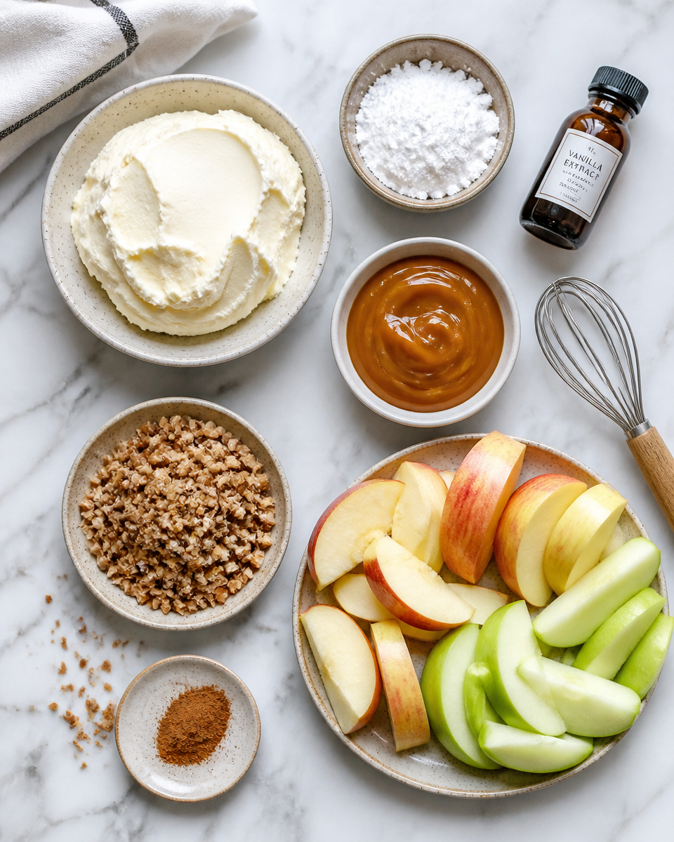 Caramel Apple Cheesecake Dip