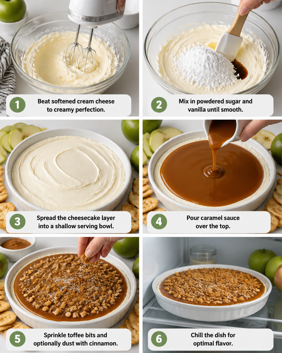 Caramel Apple Cheesecake Dip