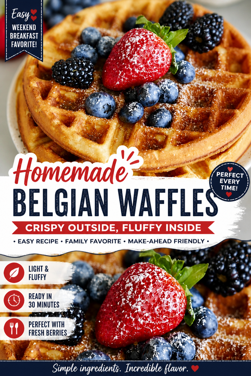 Easy Sourdough Discard Waffles — Crispy Tangy