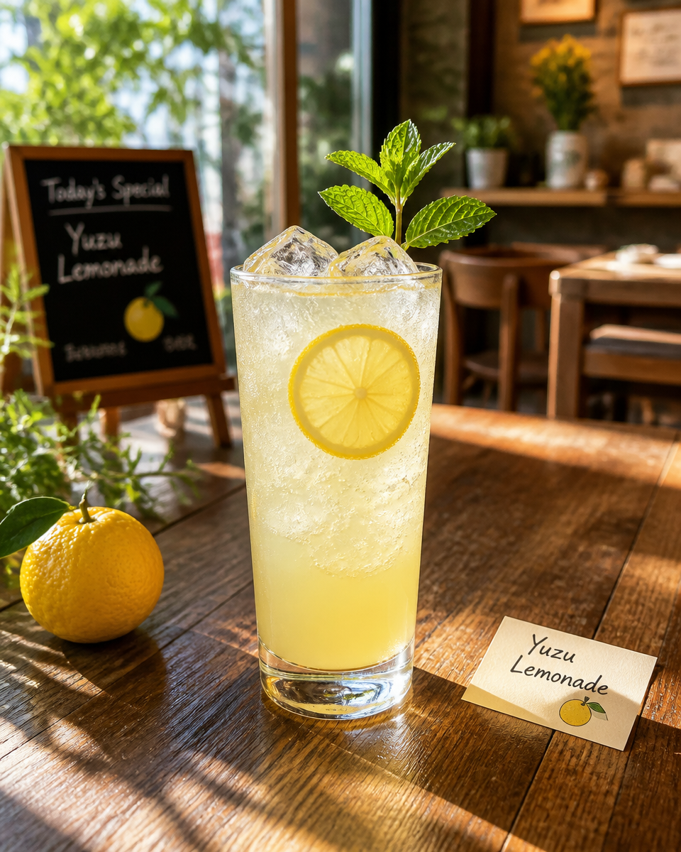 Easy Yuzu Lemonade — Japanese Citrus Summer Drink