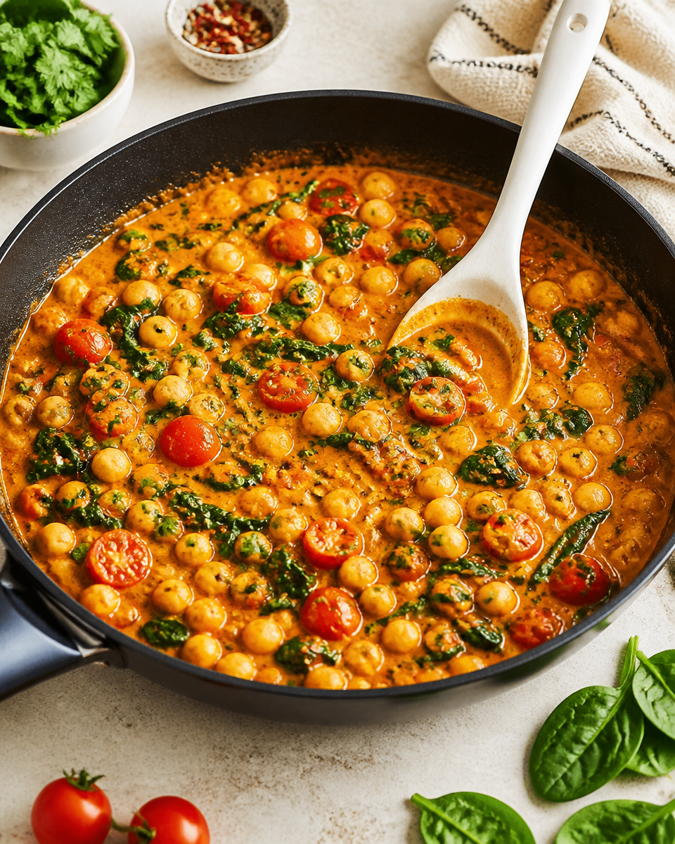 Easy Chickpea Curry — Budget Indian Vegetarian