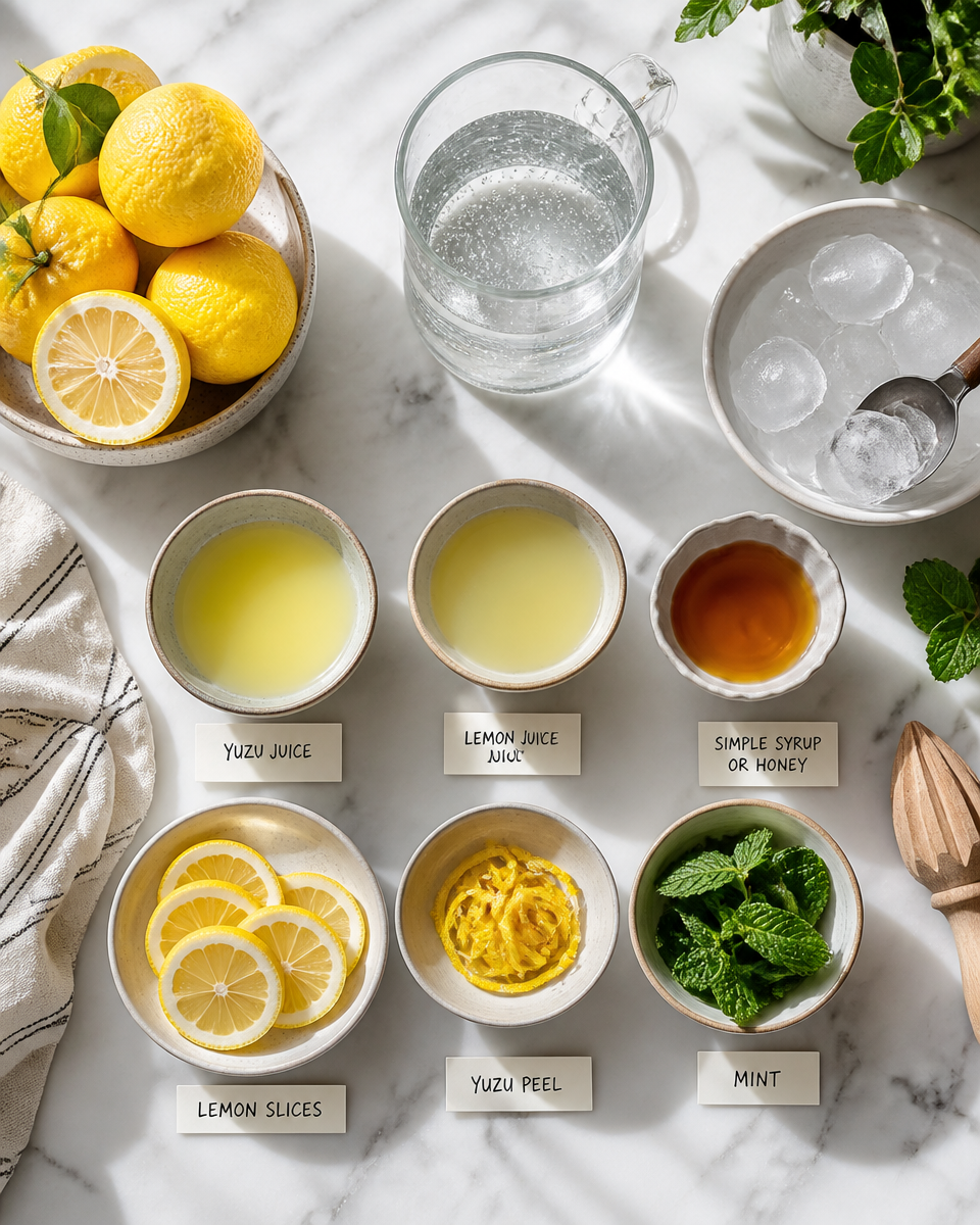 Easy Yuzu Lemonade — Japanese Citrus Summer Drink