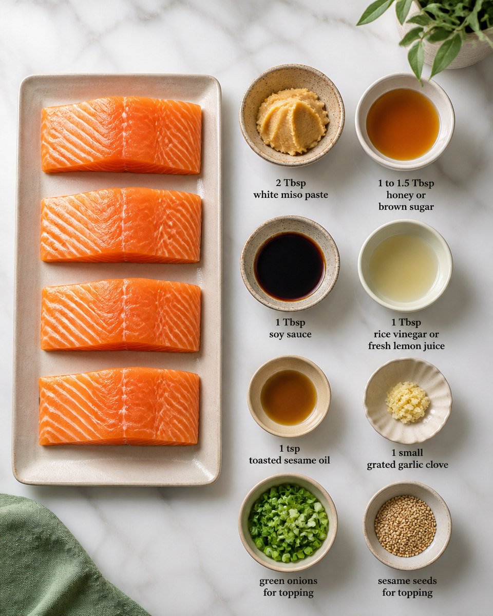 Easy Miso Glazed Salmon — Japanese Sweet Umami