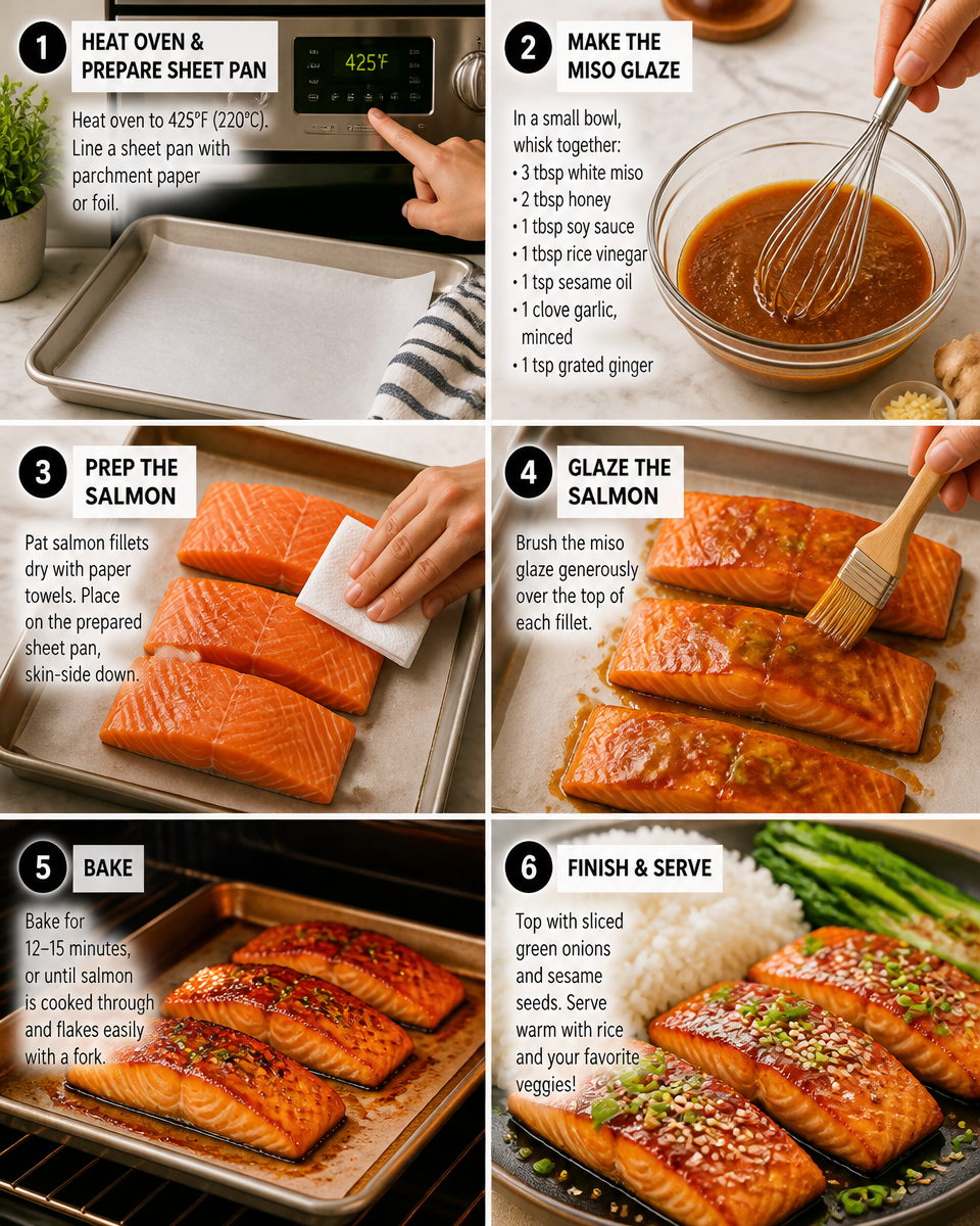 Easy Miso Glazed Salmon — Japanese Sweet Umami