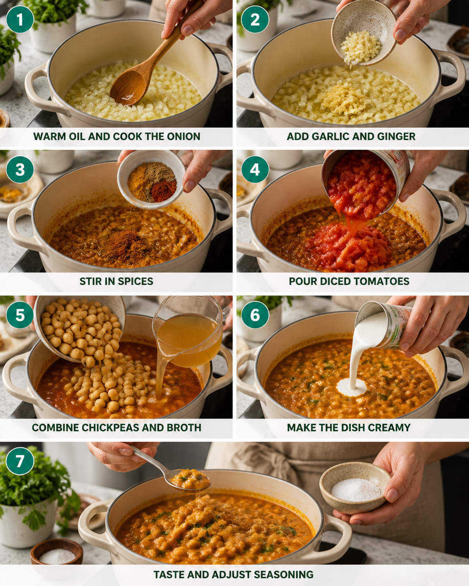 Easy Chickpea Curry — Budget Indian Vegetarian