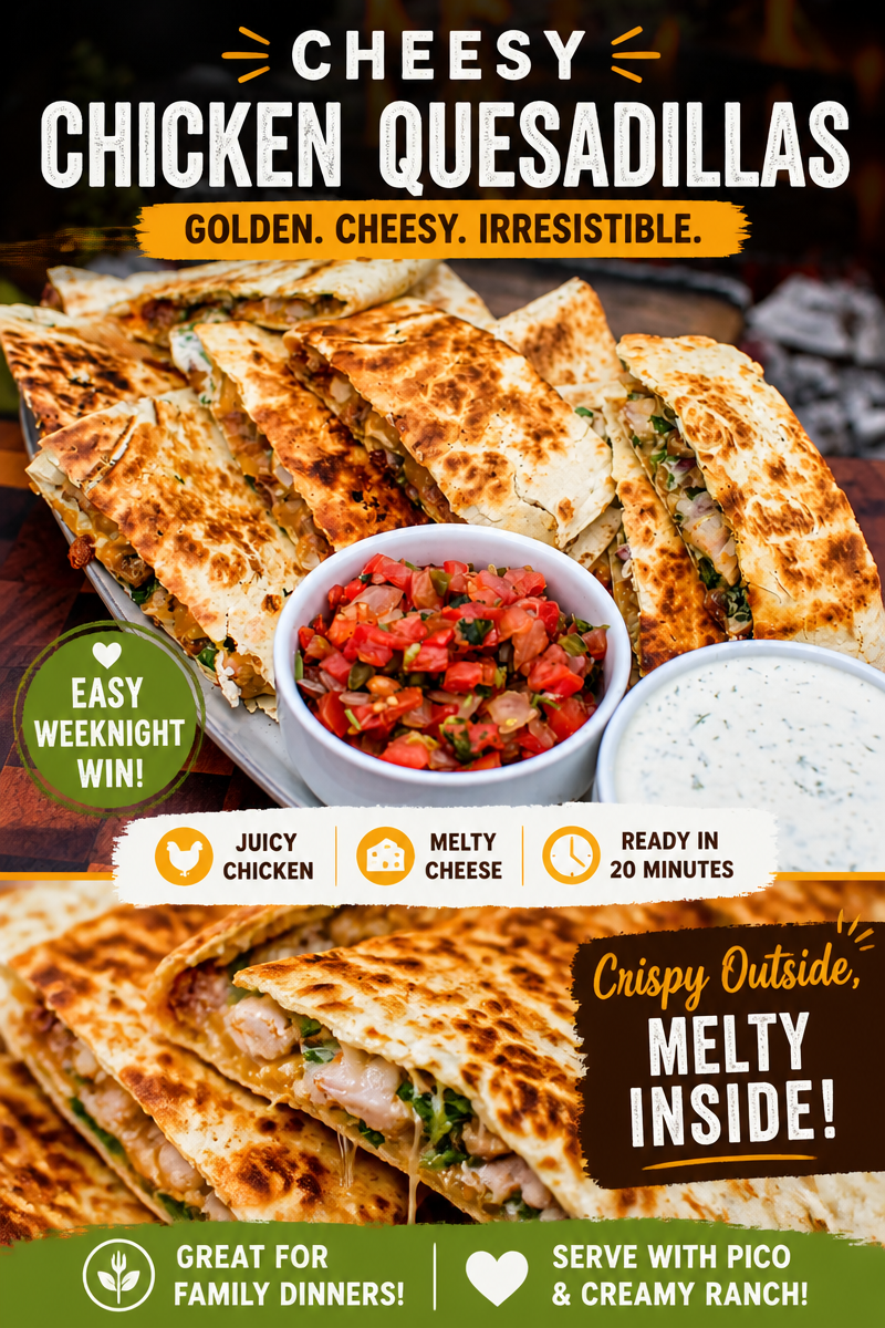 Easy Cool Ranch Chicken Bacon Quesadilla — Crispy Skillet