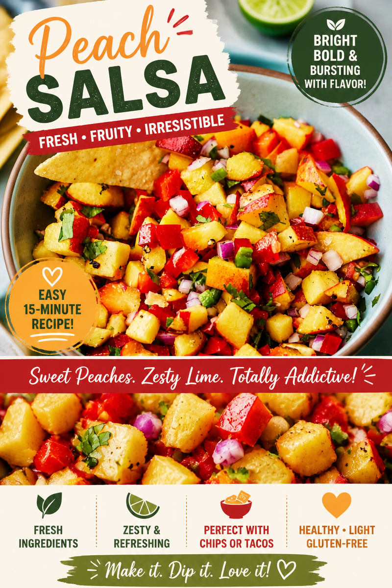 Easy Peach Salsa Recipe — Sweet Spicy Summer