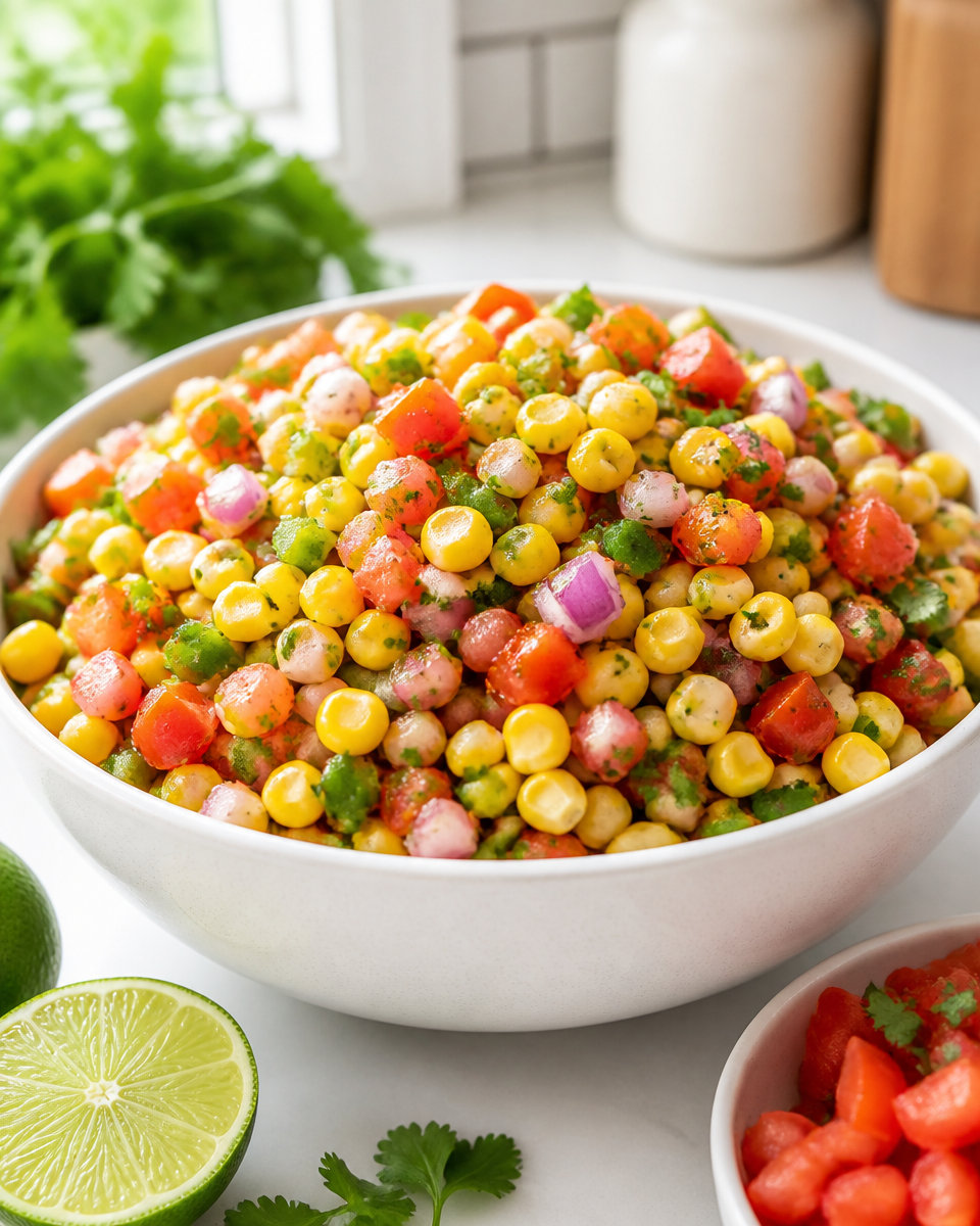 Easy Fresh Corn Salsa — Summer Chip Dipping