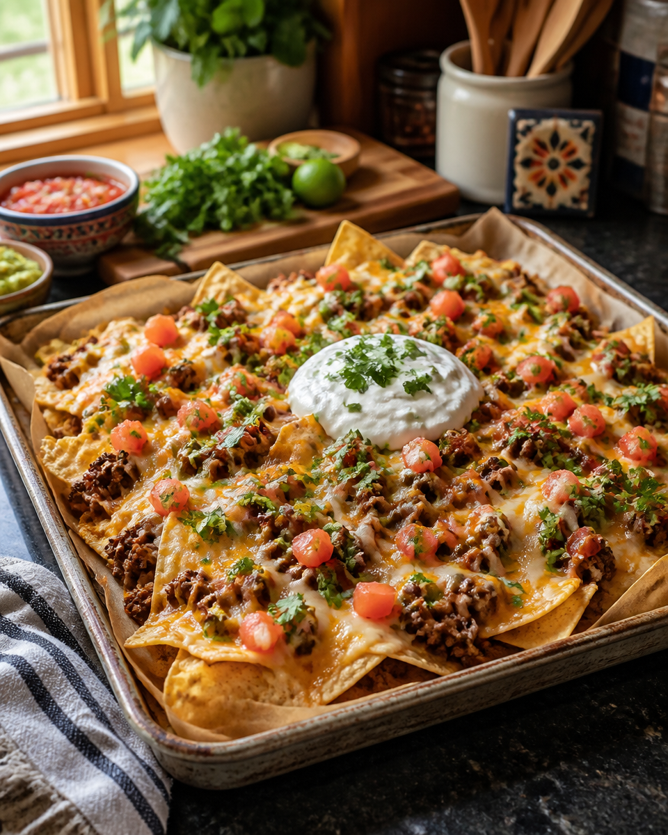 Easy Loaded Nachos Supreme — Ultimate Party