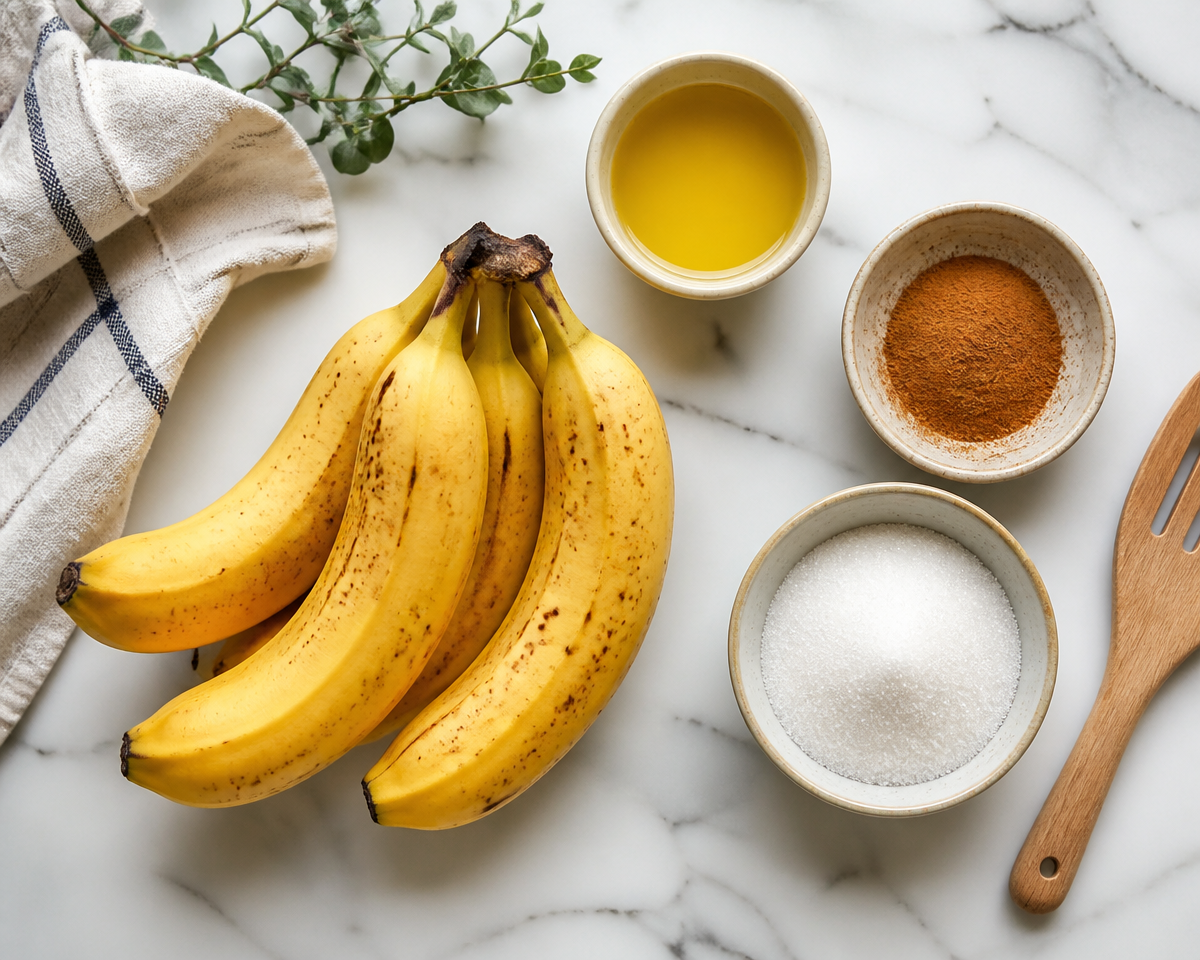 Gebackene Banane mit Zimt Zucker Airfryer – Ein himmlischer Snack