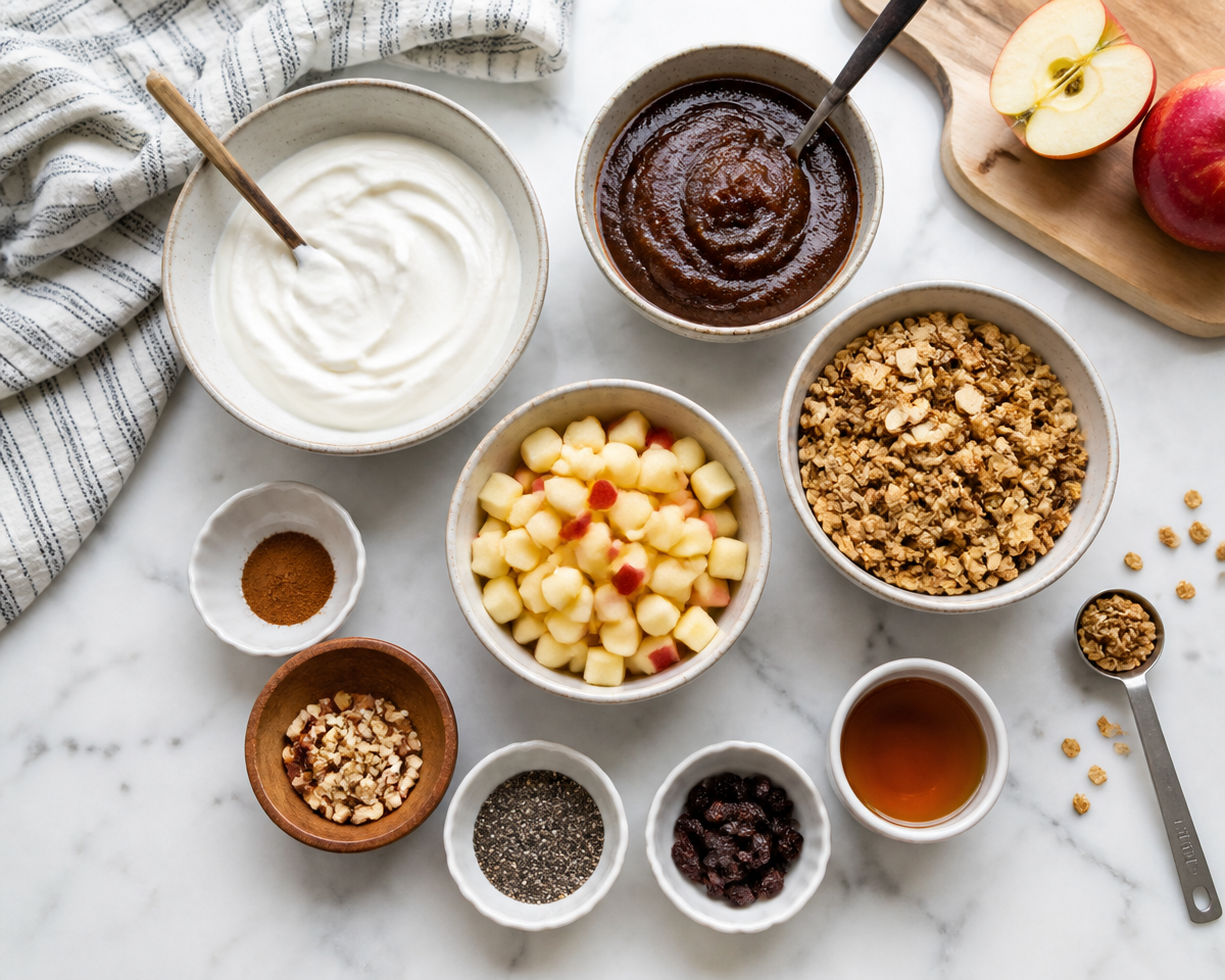 Delicious Apple Butter Yogurt Parfait to Savor Every Spoonful
