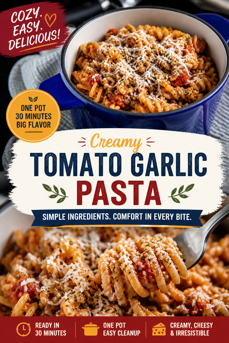 Easy One-Pot Tomato Lentil Pasta for Cozy Evenings