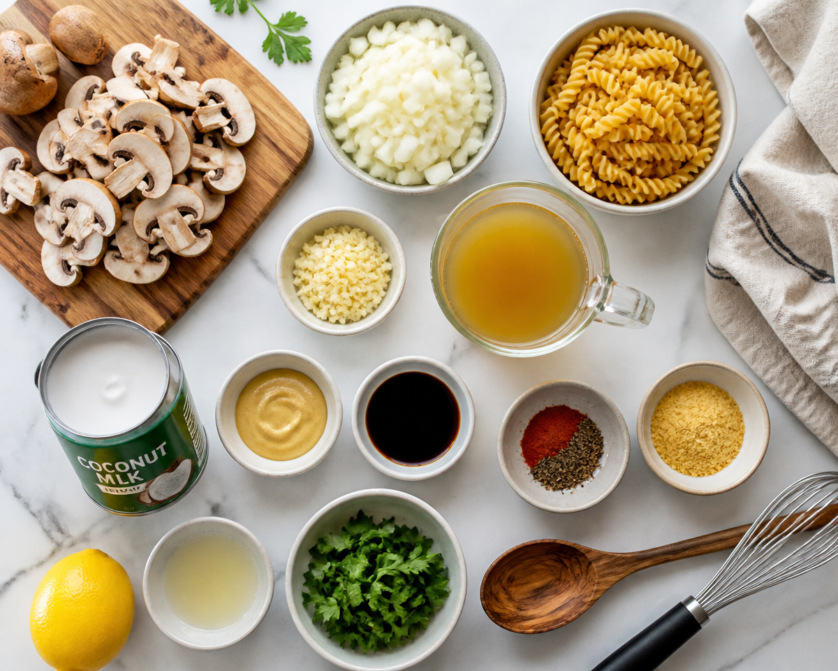Quick and Cozy One-Pot Mushroom Stroganoff Pasta Delight