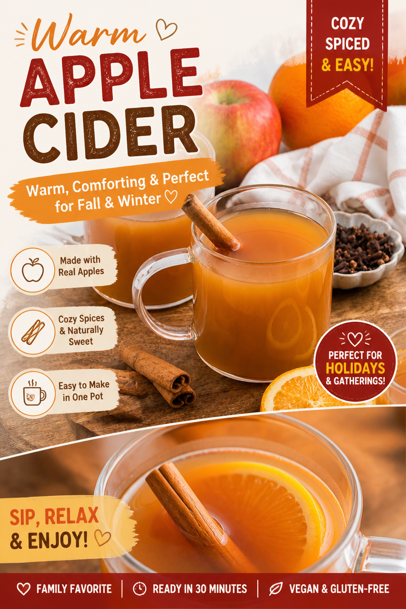 Easy Homemade Apple Cider — Stovetop Spiced