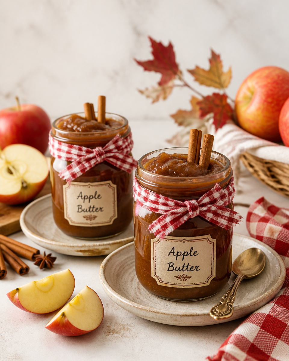 Easy Homemade Apple Butter — Slow Cooker Cinnamon