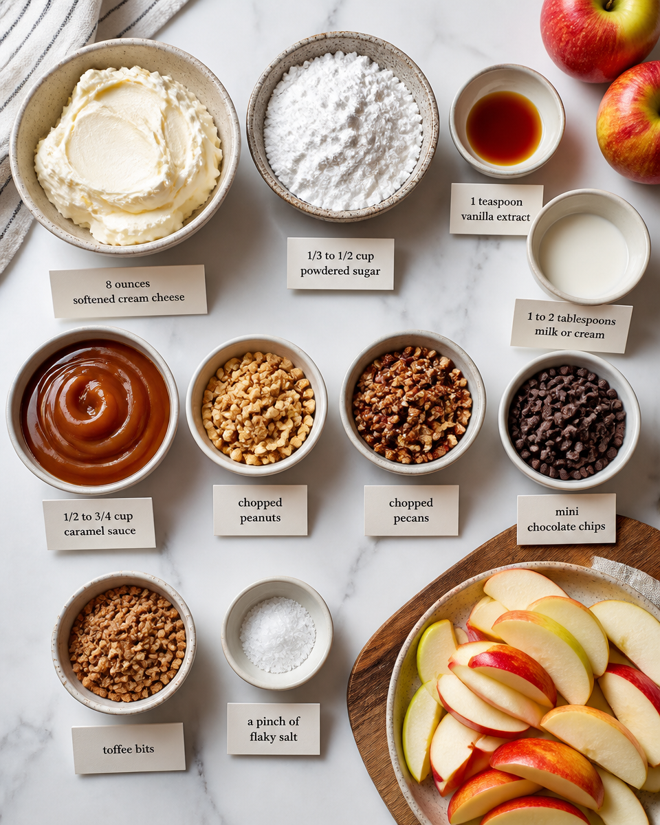 Easy Caramel Apple Dip — Cream Cheese Party